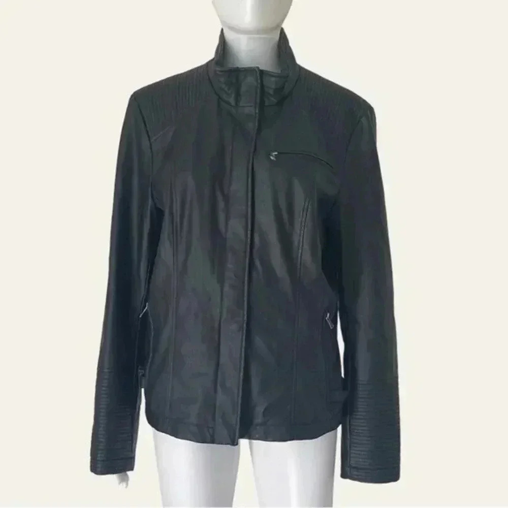 Celebrity Pink Faux‎ Leather Jacket Sz XL